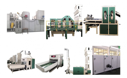 無膠棉生產(chǎn)線單機(jī)設(shè)備說明